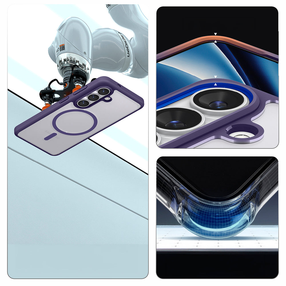 Hard Case Spigen Ultra Hybrid with MagSafe for Samsung Galaxy S26 S942, Deep Purple ACS11220_13