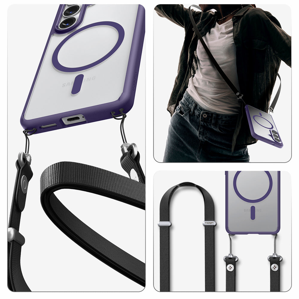 Hard Case Spigen Ultra Hybrid with MagSafe for Samsung Galaxy S26 S942, Deep Purple ACS11220_15