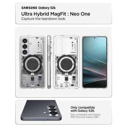 Hard Case Spigen Ultra Hybrid Neo One with MagSafe for Samsung Galaxy S26 S942, Transparent ACS11218_5