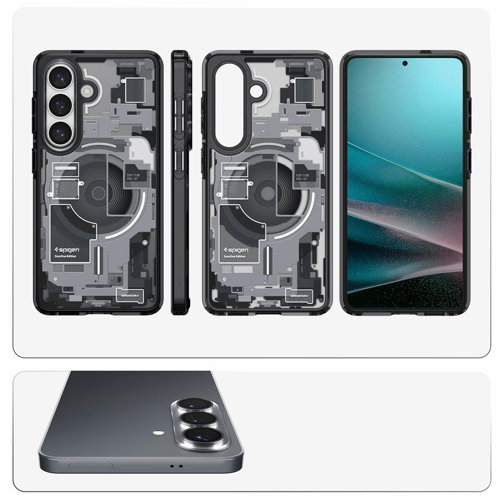 Hard Case Spigen Ultra Hybrid Zero One with MagSafe for Samsung Galaxy S26 S942, Black ACS10736_15