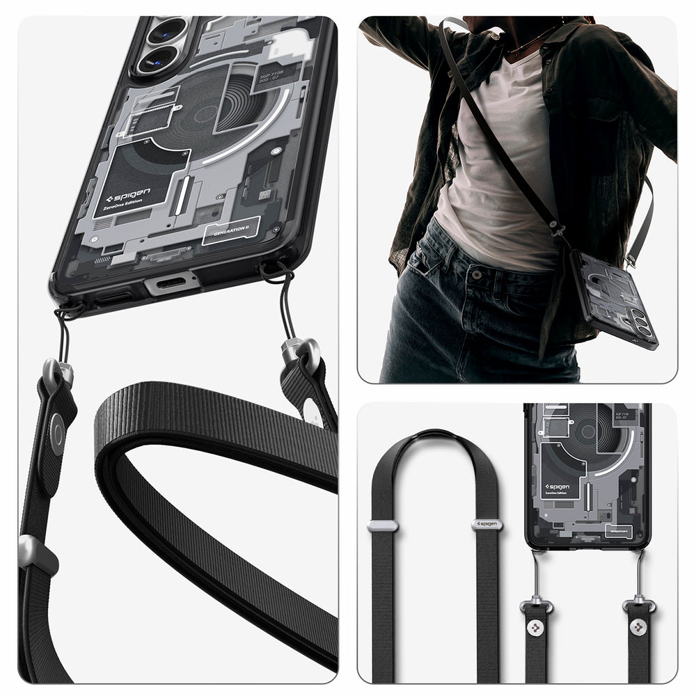 Hard Case Spigen Ultra Hybrid Zero One with MagSafe for Samsung Galaxy S26 S942, Black ACS10736_21