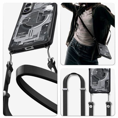 Hard Case Spigen Ultra Hybrid Zero One with MagSafe for Samsung Galaxy S26 S942, Black ACS10736_21