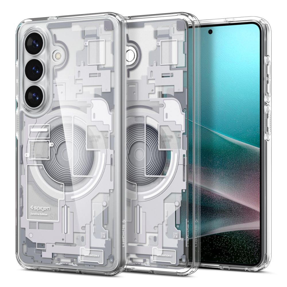 Hard Case Spigen Ultra Hybrid Zero One with MagSafe for Samsung Galaxy S26 S942, White ACS10737_0