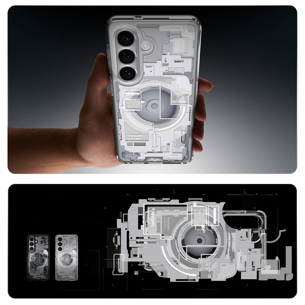 Hard Case Spigen Ultra Hybrid Zero One with MagSafe for Samsung Galaxy S26 S942, White ACS10737_16