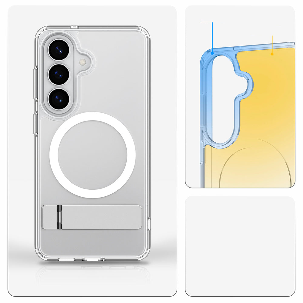 Hard Case Spigen Ultra Hybrid S with MagSafe for Samsung Galaxy S26 S942, Clear White ACS11061_12