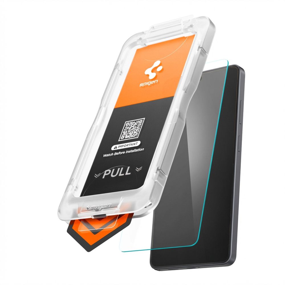 Front Cover Clear Screen Protector Spigen GlastR EZ FIT Pro HD for Samsung Galaxy S26 S942 AGL11097_2