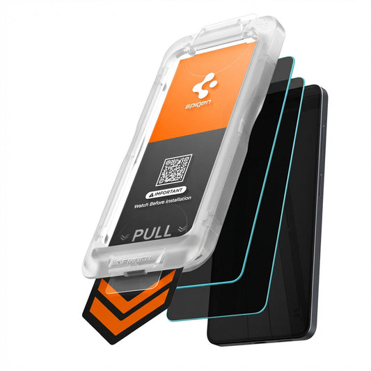 Front Cover Privacy Screen Protector Spigen GlastR EZ FIT Pro HD for Samsung Galaxy S26 S942, 2-Pack AGL11096_0