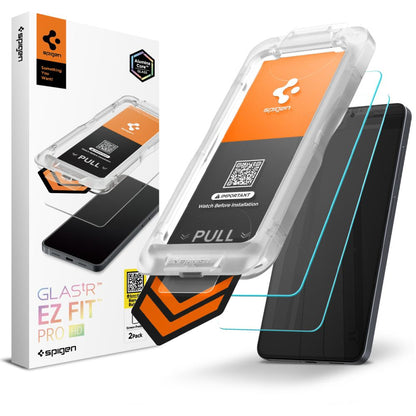 Front Cover Clear Screen Protector Spigen GlastR EZ FIT Pro HD for Samsung Galaxy S26 S942, 2-Pack AGL11095_0