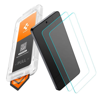 Front Cover Clear Screen Protector Spigen GlastR EZ FIT Pro HD for Samsung Galaxy S26 S942, 2-Pack AGL11095_1