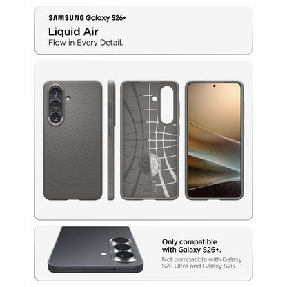 Hard Case Spigen Liquid Air for Samsung Galaxy S26 Plus S947, Marble Grey ACS11211_5