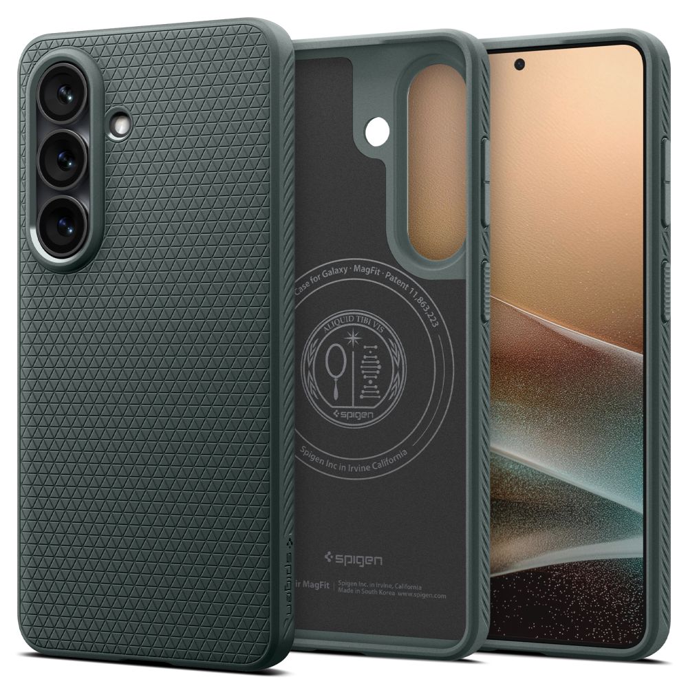 Hard Case Spigen Liquid Air with MagSafe for Samsung Galaxy S26 Plus S947, Abyss Green ACS10706_0