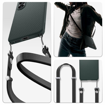 Hard Case Spigen Liquid Air with MagSafe for Samsung Galaxy S26 Plus S947, Abyss Green ACS10706_23