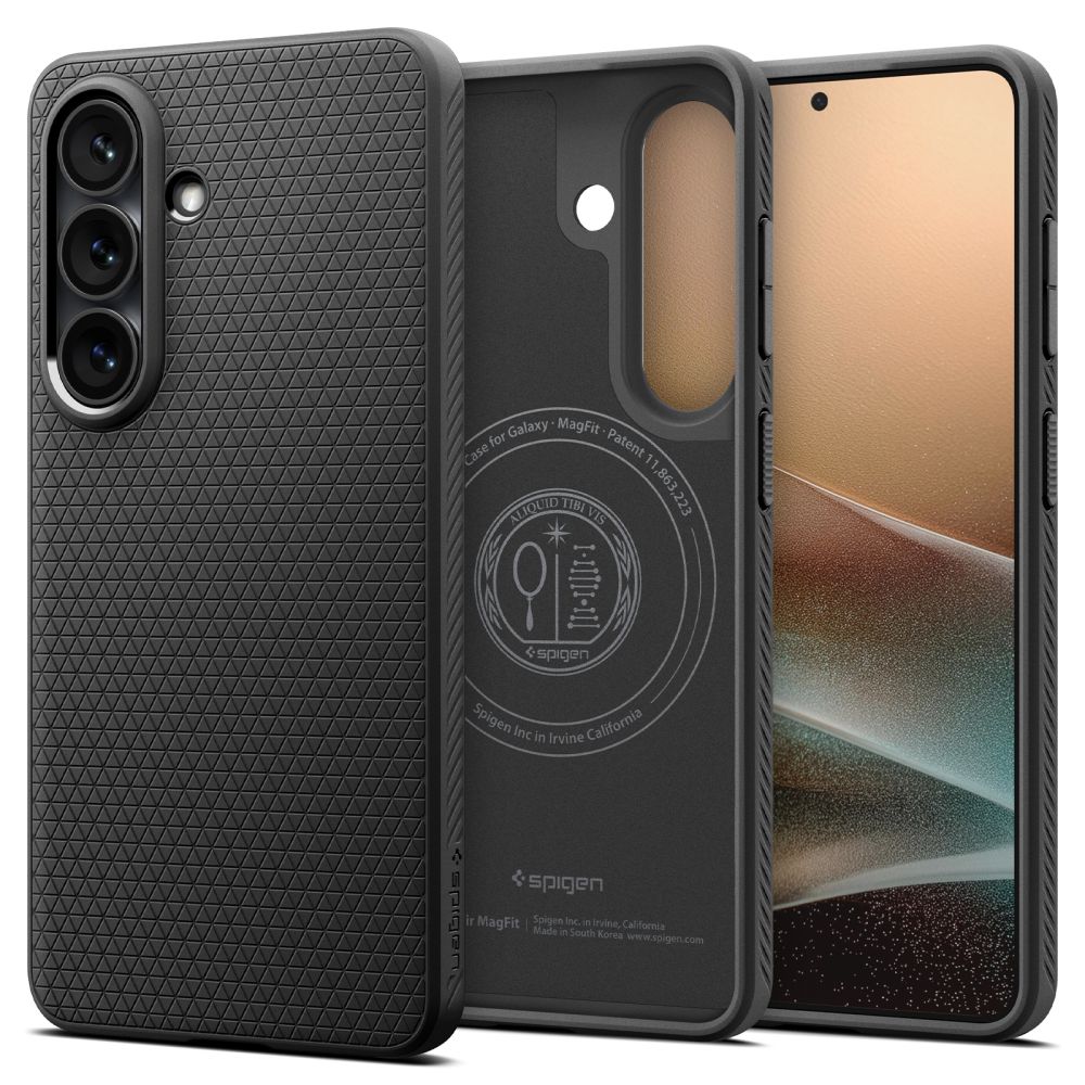 Hard Case Spigen Liquid Air with MagSafe for Samsung Galaxy S26 Plus S947, Matte Black ACS10704_0