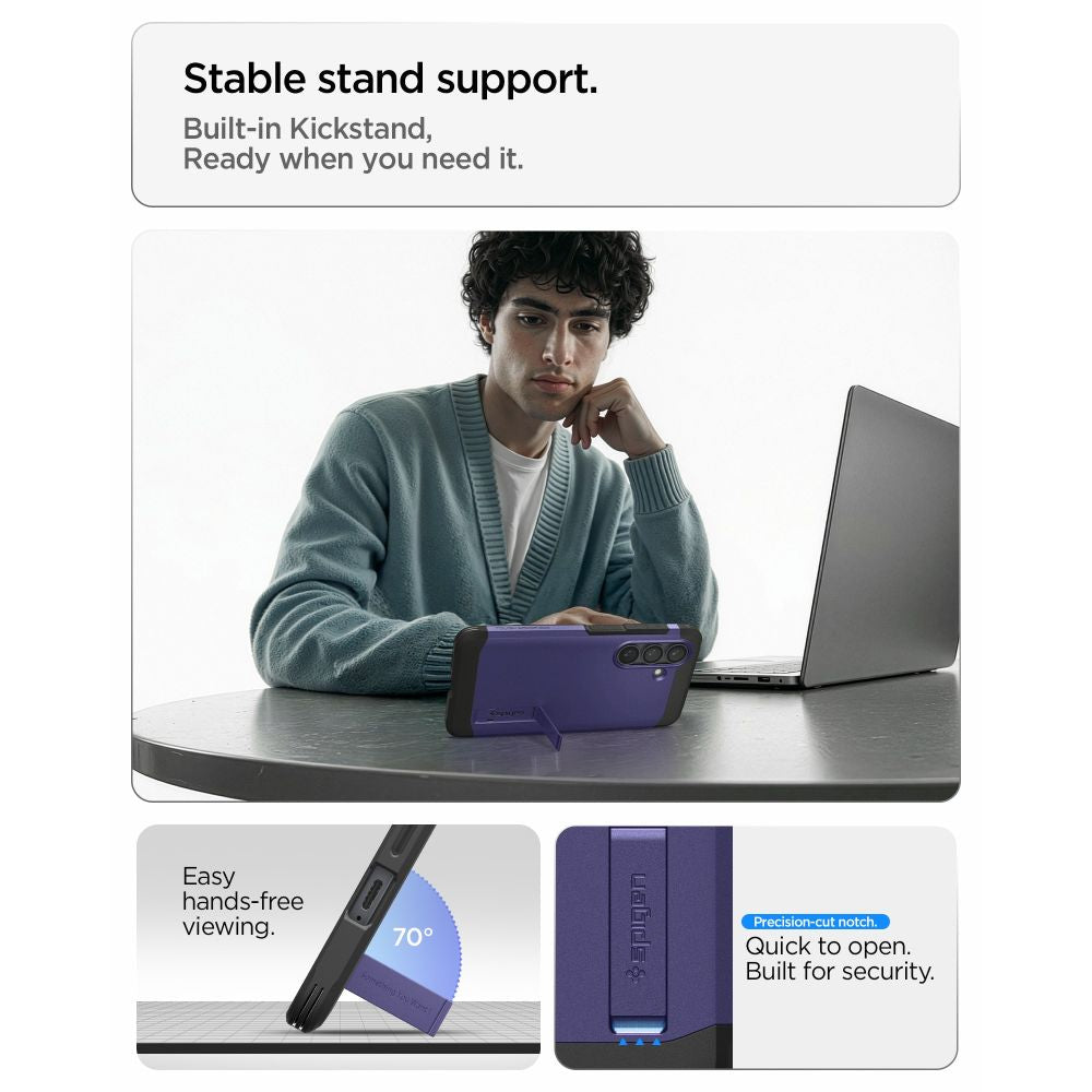 Hard Case Spigen Tough Armor with MagSafe for Samsung Galaxy S26 Plus S947, Ash Violet ACS11215_8