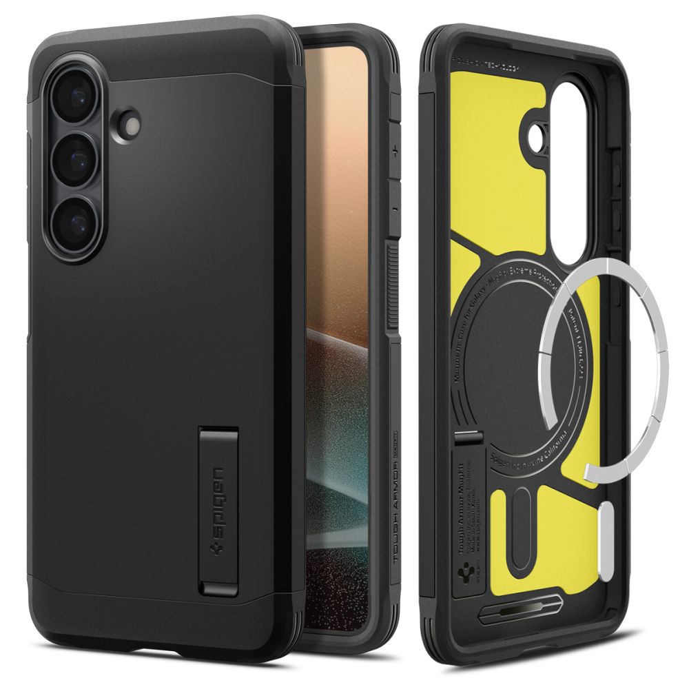 Hard Case Spigen Tough Armor with MagSafe for Samsung Galaxy S26 Plus S947, Black ACS10713_1