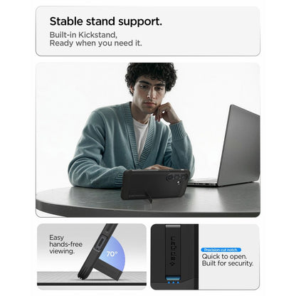 Hard Case Spigen Tough Armor with MagSafe for Samsung Galaxy S26 Plus S947, Black ACS10713_8