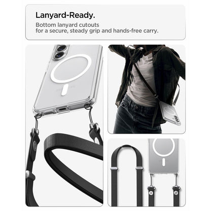 Hard Case Spigen Ultra Hybrid with MagSafe for Samsung Galaxy S26 Plus S947, Clear White ACS10709_11