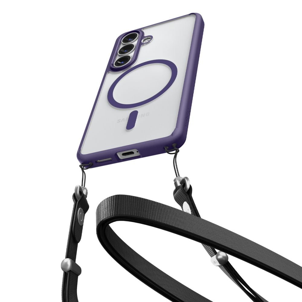 Hard Case Spigen Ultra Hybrid with MagSafe for Samsung Galaxy S26 Plus S947, Deep Purple ACS11214_5