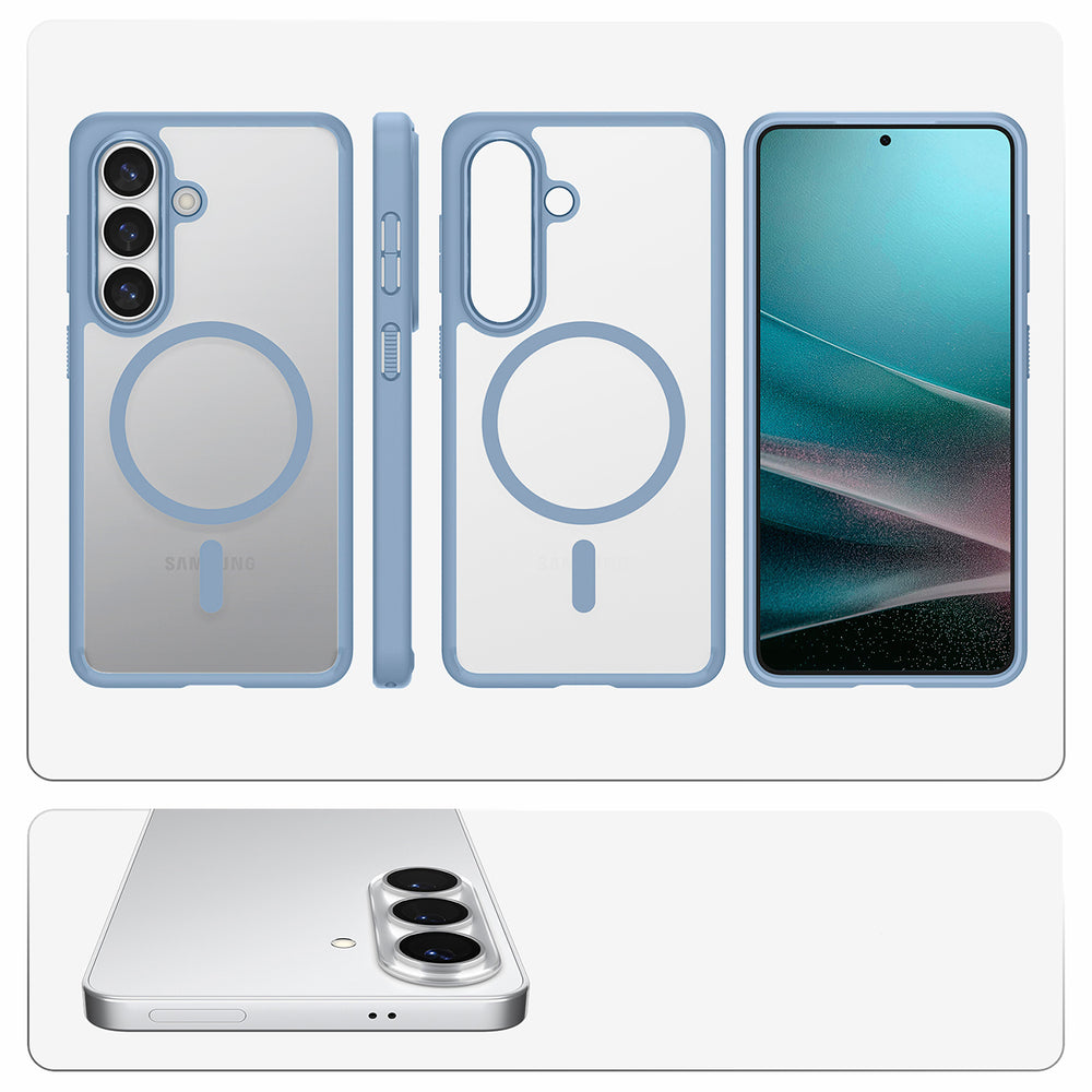 Hard Case Spigen Ultra Hybrid with MagSafe for Samsung Galaxy S26 Plus S947, Light Blue ACS11213_14