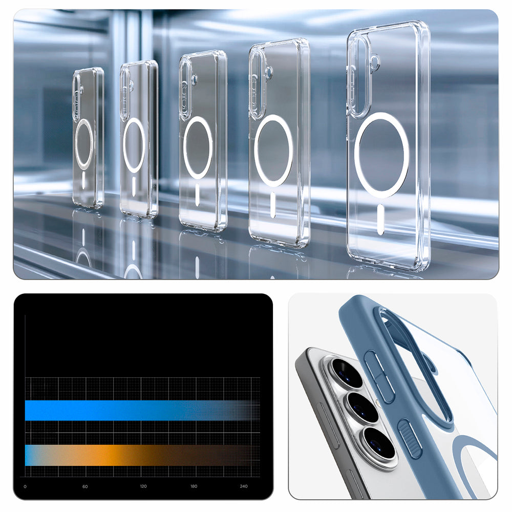 Hard Case Spigen Ultra Hybrid with MagSafe for Samsung Galaxy S26 Plus S947, Light Blue ACS11213_15