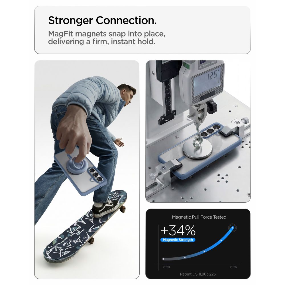 Hard Case Spigen Ultra Hybrid with MagSafe for Samsung Galaxy S26 Plus S947, Light Blue ACS11213_8