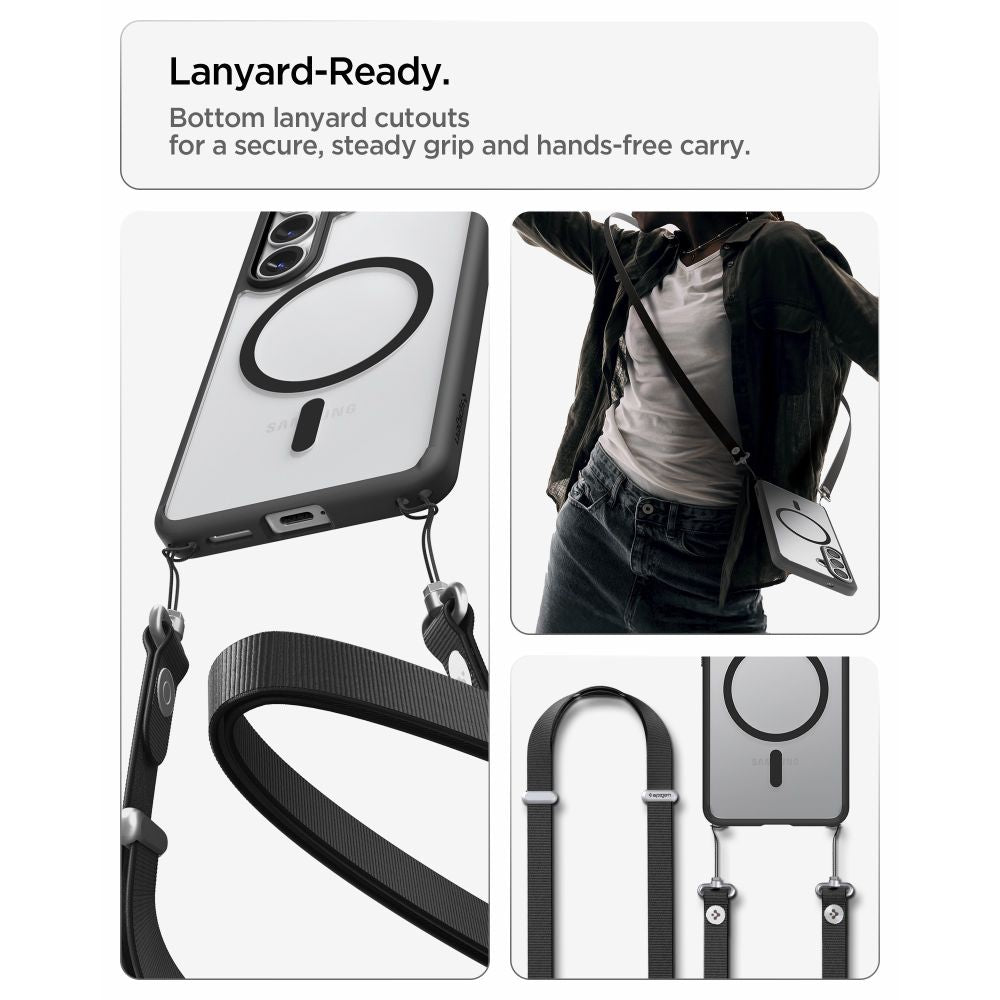 Hard Case Spigen Ultra Hybrid with MagSafe for Samsung Galaxy S26 Plus S947, Matte Black ACS10710_11
