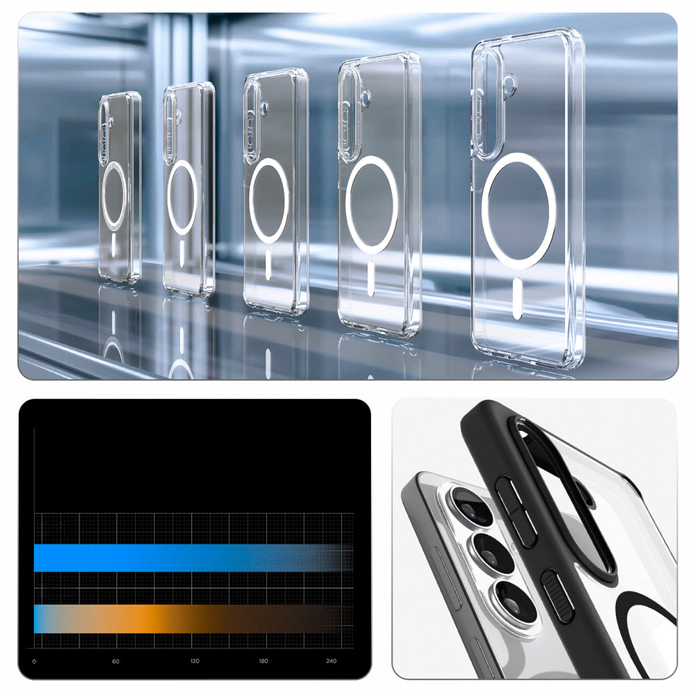 Hard Case Spigen Ultra Hybrid with MagSafe for Samsung Galaxy S26 Plus S947, Matte Black ACS10710_15