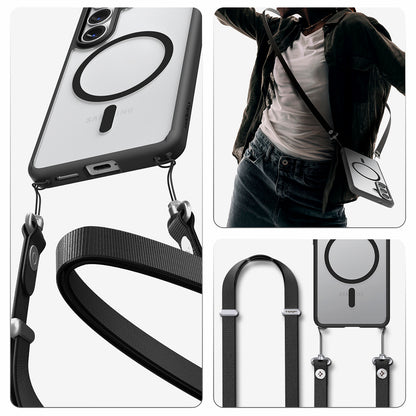 Hard Case Spigen Ultra Hybrid with MagSafe for Samsung Galaxy S26 Plus S947, Matte Black ACS10710_19
