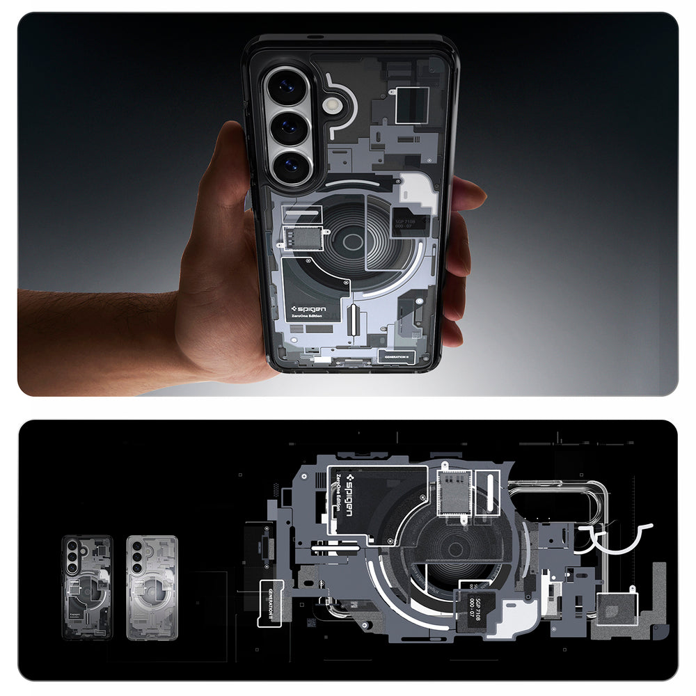 Hard Case Spigen Ultra Hybrid  Zero One with MagSafe for Samsung Galaxy S26 Plus S947, Black ACS10711_16