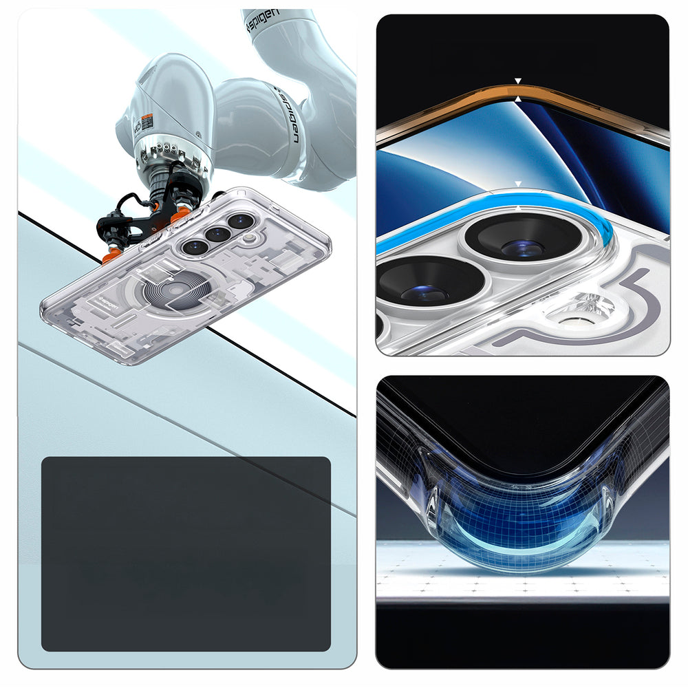 Hard Case Spigen Ultra Hybrid Zero One with MagSafe for Samsung Galaxy S26 Plus S947, White ACS10712_19