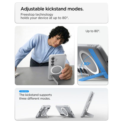Hard Case Spigen Ultra Hybrid S with MagSafe for Samsung Galaxy S26 Plus S947, Clear White ACS11050_6