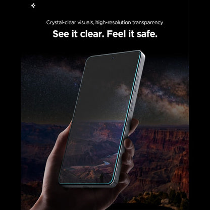 Front Cover Privacy Screen Protector Spigen GlastR EZ FIT Pro HD for Samsung Galaxy S26 Plus S947 AGL11087_10