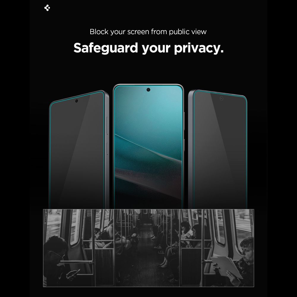 Front Cover Privacy Screen Protector Spigen GlastR EZ FIT Pro HD for Samsung Galaxy S26 Plus S947 AGL11087_12