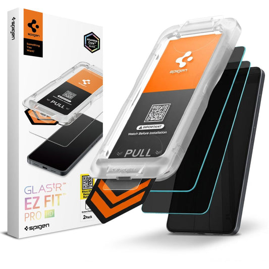 Front Cover Privacy Screen Protector Spigen GlastR EZ FIT Pro HD for Samsung Galaxy S26 Plus S947, 2-Pack AGL11085_0