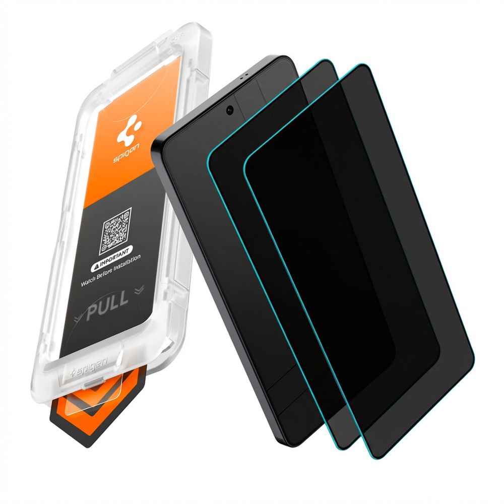 Front Cover Privacy Screen Protector Spigen GlastR EZ FIT Pro HD for Samsung Galaxy S26 Plus S947, 2-Pack AGL11085_1
