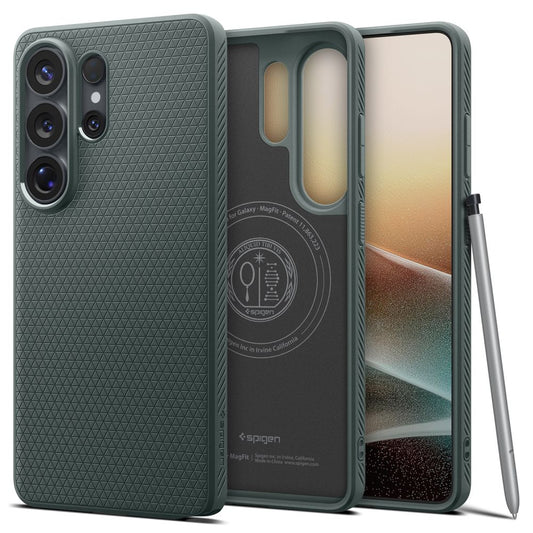 Hard Case Spigen Liquid Air with MagSafe for Samsung Galaxy S26 Ultra S948, Abyss Green ACS10676_0
