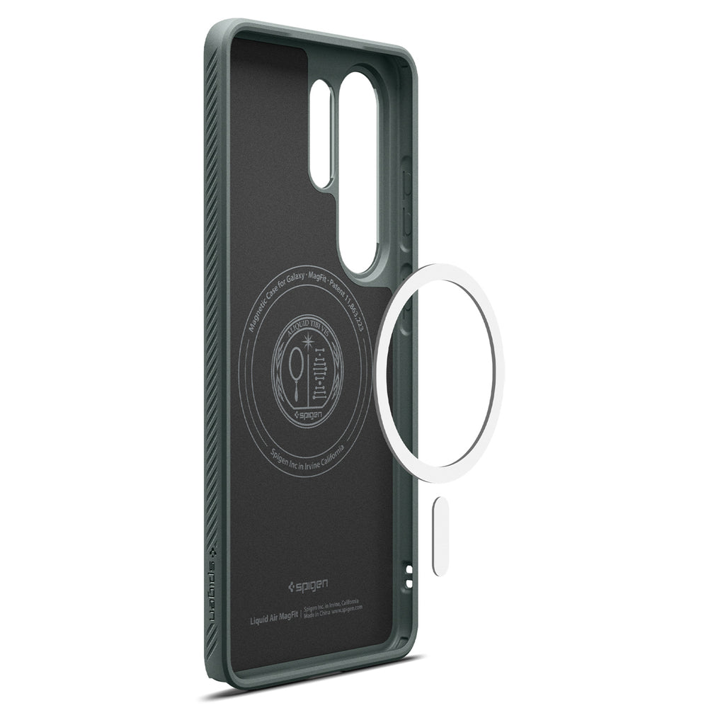Hard Case Spigen Liquid Air with MagSafe for Samsung Galaxy S26 Ultra S948, Abyss Green ACS10676_16