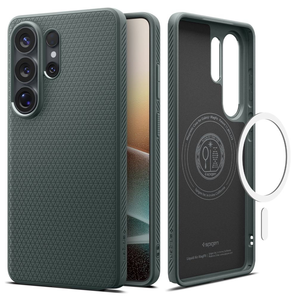Hard Case Spigen Liquid Air with MagSafe for Samsung Galaxy S26 Ultra S948, Abyss Green ACS10676_1
