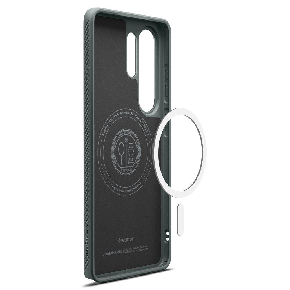 Hard Case Spigen Liquid Air with MagSafe for Samsung Galaxy S26 Ultra S948, Abyss Green ACS10676_5