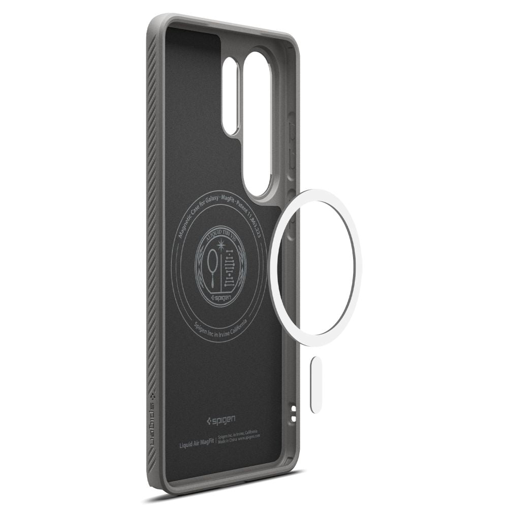 Hard Case Spigen Liquid Air with MagSafe for Samsung Galaxy S26 Ultra S948, Marble Grey ACS10675_5