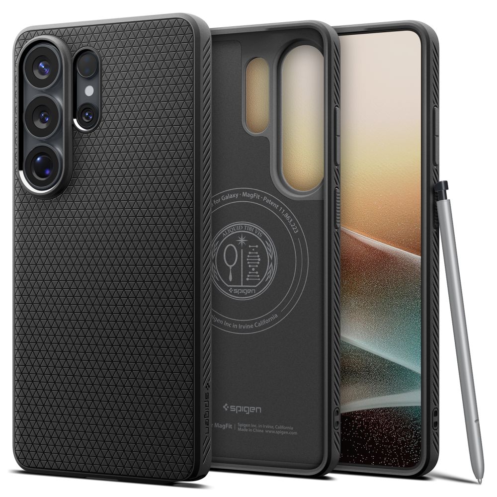 Hard Case Spigen Liquid Air with MagSafe for Samsung Galaxy S26 Ultra S948, Matte Black ACS10674_0