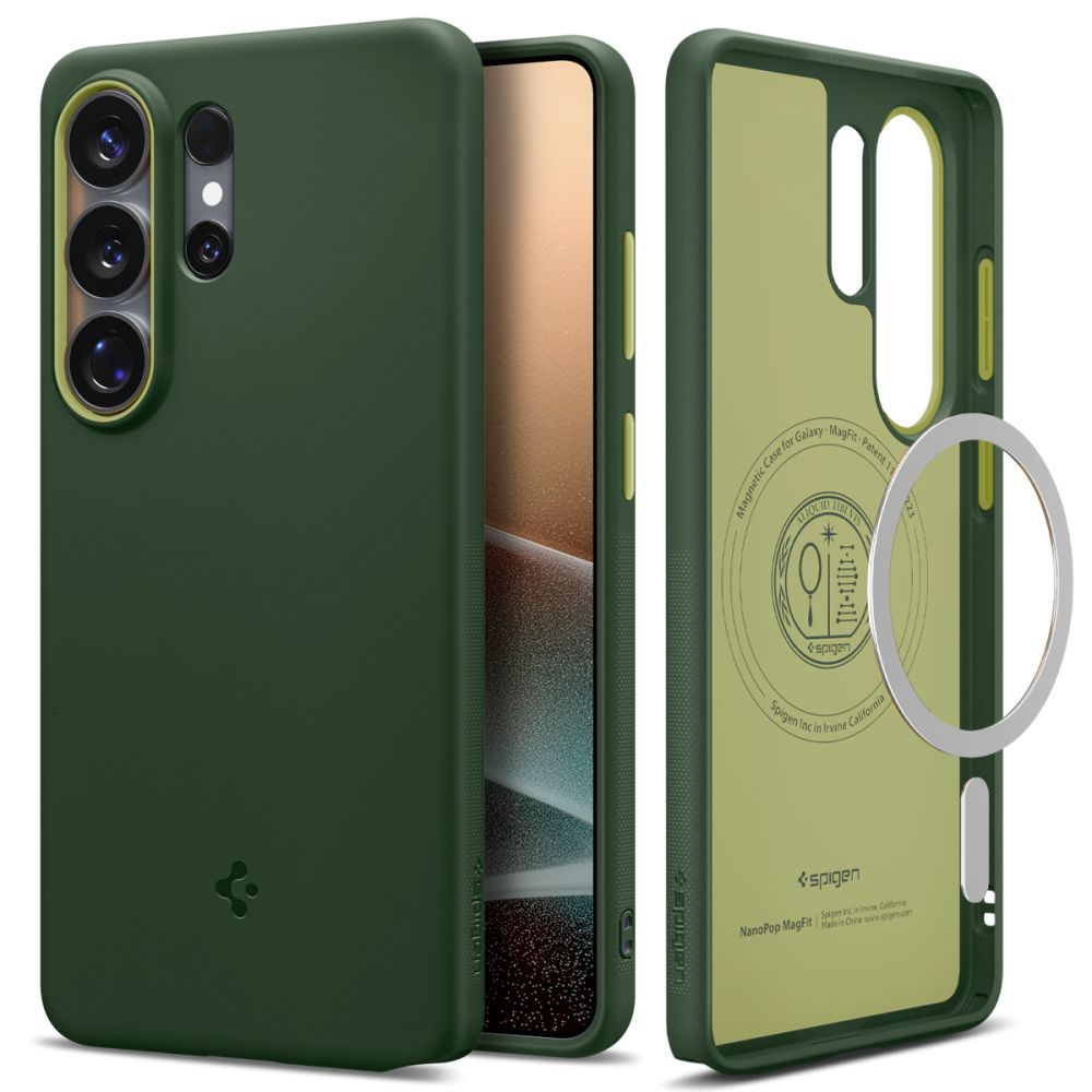 Hard Case Spigen Caseology Nano Pop with MagSafe for Samsung Galaxy S26 Ultra S948, Avo Green ACS11039_1