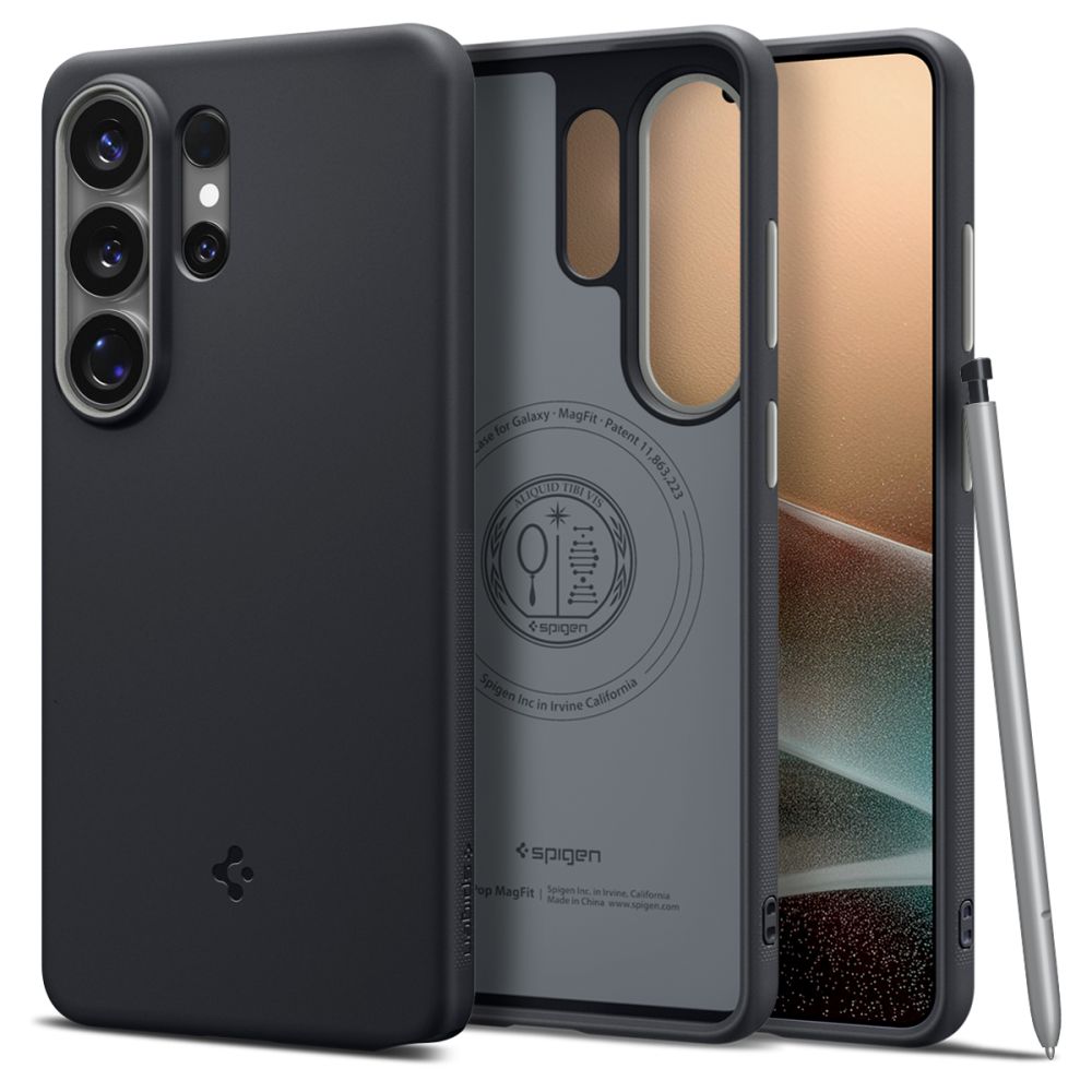 Hard Case Spigen Caseology Nano Pop with MagSafe for Samsung Galaxy S26 Ultra S948, Black Sesame ACS11038_0