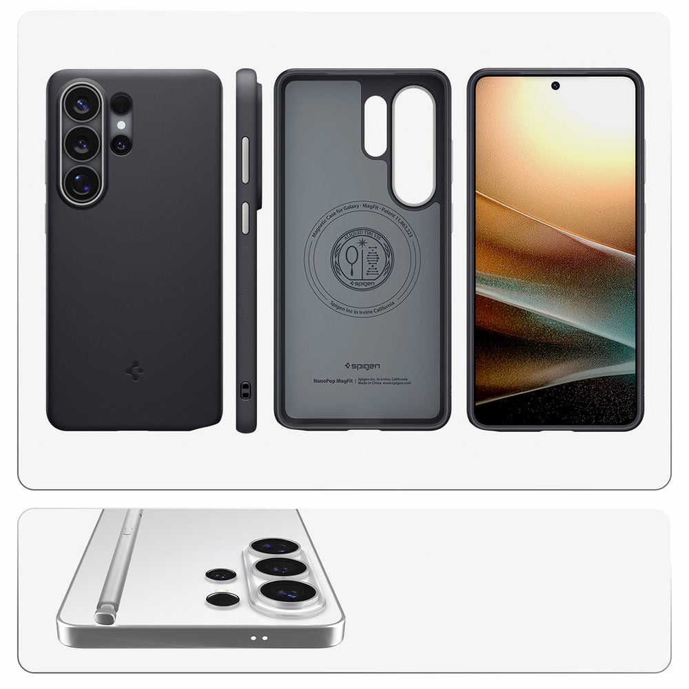 Hard Case Spigen Caseology Nano Pop with MagSafe for Samsung Galaxy S26 Ultra S948, Black Sesame ACS11038_13