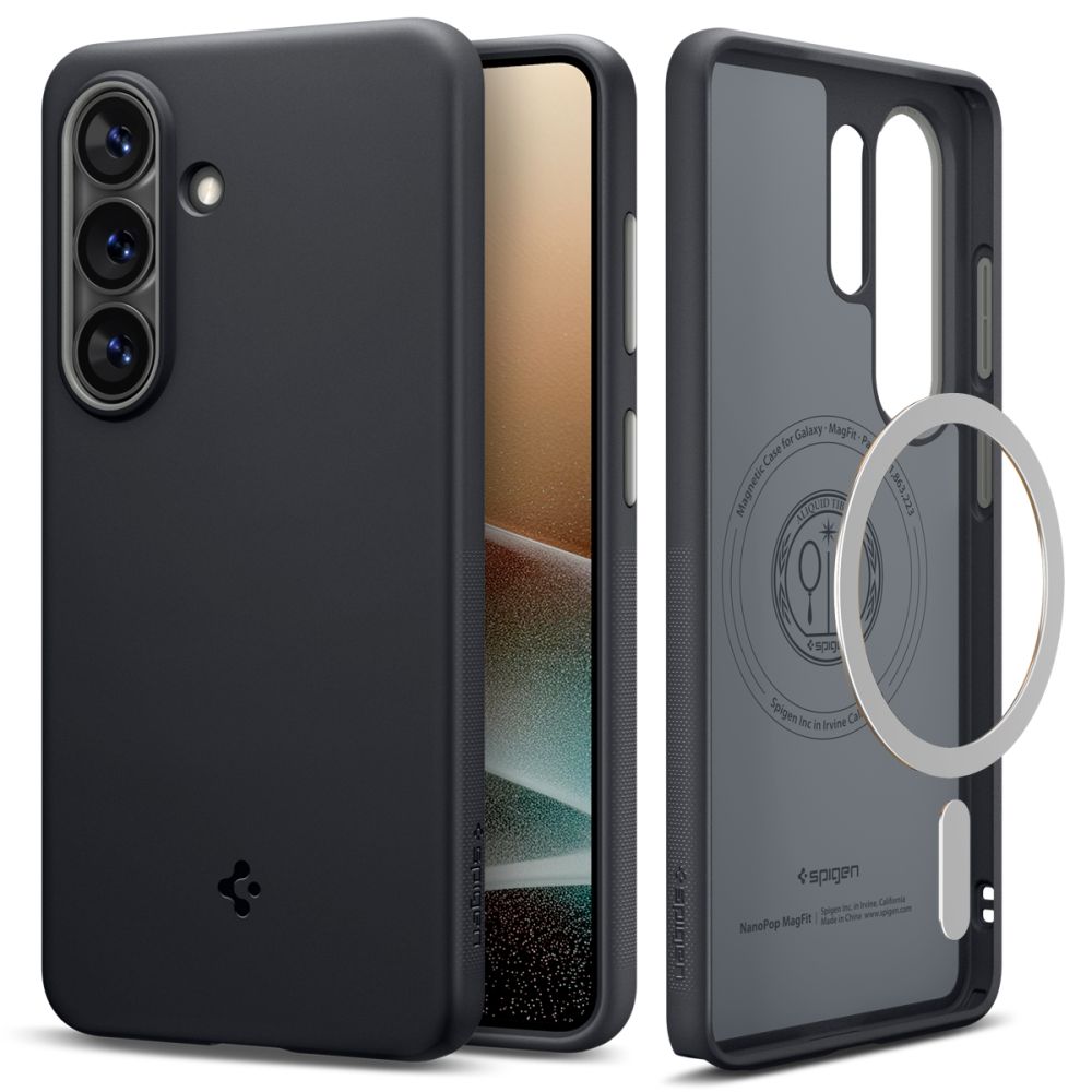Hard Case Spigen Caseology Nano Pop with MagSafe for Samsung Galaxy S26 Ultra S948, Black Sesame ACS11038_1