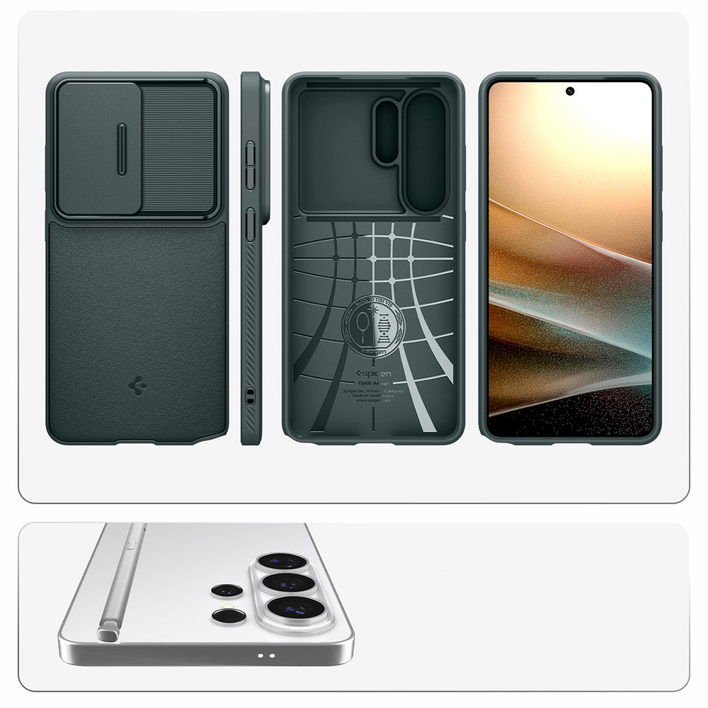 Hard Case Spigen Optik Armor for Samsung Galaxy S26 Ultra S948, Abyss Green ACS10688_11