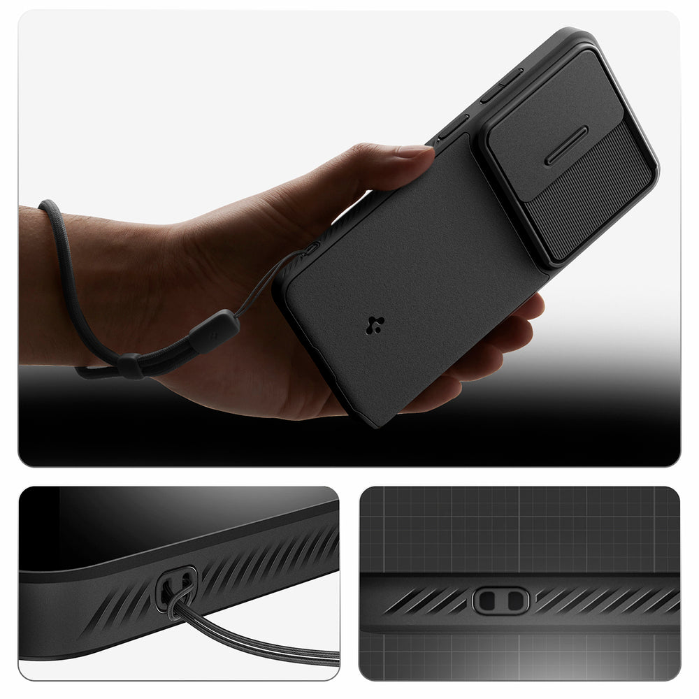 Hard Case Spigen Optik Armor for Samsung Galaxy S26 Ultra S948, Black ACS10687_14