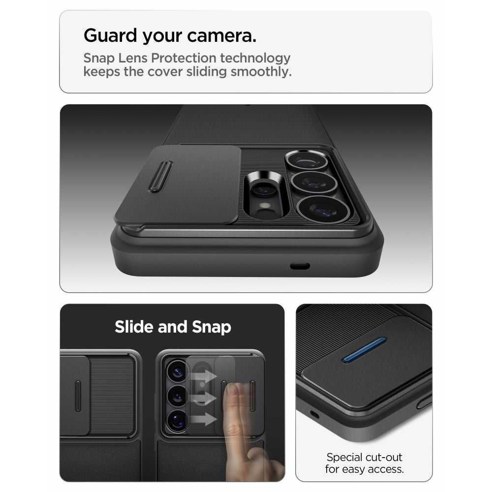 Hard Case Spigen Optik Armor for Samsung Galaxy S26 Ultra S948, Black ACS10687_5