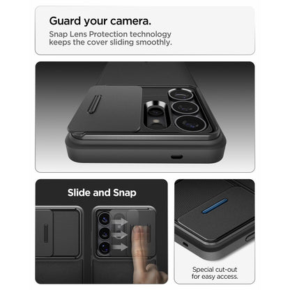 Hard Case Spigen Optik Armor for Samsung Galaxy S26 Ultra S948, Black ACS10687_5