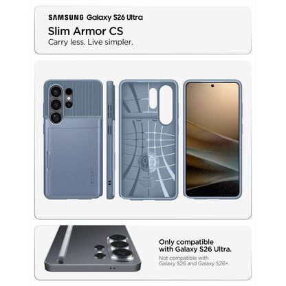 Hard Case Spigen Slim Armor CS for Samsung Galaxy S26 Ultra S948, Light Blue ACS11225 _6